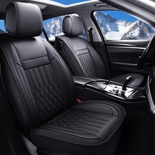 Aierxuan Car Seat Covers Full Set Fit for Honda Civic 5 Pcs Full Set Black picture