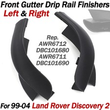 For Land Rover Discovery 2 Front Gutter Drip Rail Finishers - Left & Right Set picture