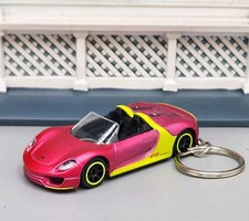 Porsche 918 Spyder Pink Custom Diecast Car 🎁 AWESOME GIFT🎁 picture