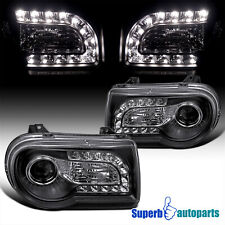 Fits 2005-2010 Chrysler 300C Projector Headlights Black picture