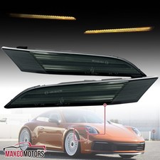 Side Marker Lights Fits 2019-2025 Porsche 911 992 Sequential Smoke LED Signal picture