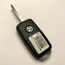 Unlocked OEM Volkswagen Keyless Remote 4B w/sticker Uncut OEM NBG010206T (SHP) picture