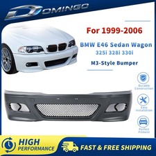 M3-Front Bumper Cover For 1999-2006 BMW E46 Sedan Wagon 325i 328i 330i M3-Style picture