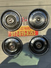 1968-69 Chevrolet Impala Bel air Biscayne Rare 15” Original Full hubcaps set 4 picture