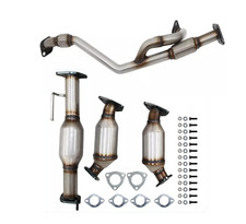 All 3 For 2008-2017 Buick Enclave 3.6L Catalytic Converters and Front Y pipe picture