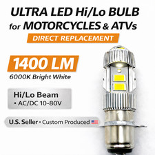 🌟ProSeries Hi/Low LED Light Bulb for Polaris Scrambler Cyclone 250 1985–1987 AC picture