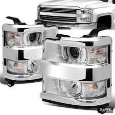 Headlight Assemblies Assembly Compatible Silverado 2500 3500 HD 2015-2019 picture