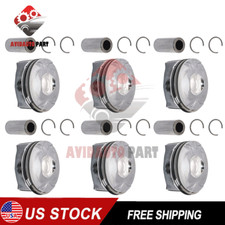 6Pcs Car Supercharged Engine Pistons Assembly Set For Land Rover LR062617 picture