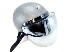 1960's Original V Insignia Vintage Harley-Davidson Motorcycle Half Helmet picture