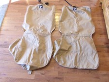 2 piece lot - Car Seat Protector WeatherTech Pet Dog Cat Bucket Seat Cover Tan picture