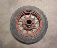 Ford Model A T 1920's 1930's 19 Inch Wire Spoke Wheel Rim and Tire picture