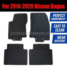 Front & Rear Replacement Floor Mats Carpet For 2014-2020 Nissan Rogue Velour New picture