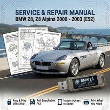 BMW Z8 / Z8 ALPINA E52 2000 2001 2002 2003 SERVICE REPAIR WORKSHOP MANUAL USB picture