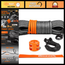 50ft Synthetic Winch Rope 3/16
