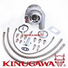 Kinugawa Ball bearing Turbocharger 4” Anti-surge GTX3076R Gen II 2 Twin Double V picture