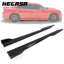 Side Skirts Fit 15-23 Dodge Charger SRT Daytona Scat Pack GT R/T PP Black picture