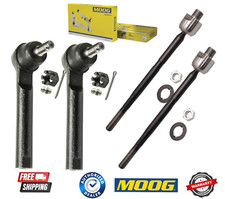 Front Inner & Outer Steering Tie Rod End 4PCS Set Moog Fits For 07-12 Acura RDX picture