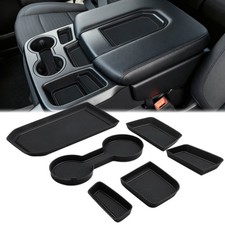 Auovo Decor Mats for Chevy Silverado 1500/GMC Sierra 1500 Crew Cab 2019-2026 picture