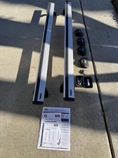 Thule Rapid Podium 460R Roof Rack Crossbars XT Kit 3049 Locks Keys Like New picture