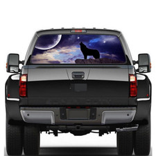 Wolf Pattern Graphic Sticker Vinyl Decal For Car Truck Rear Window Decoration picture
