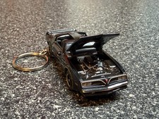 1977 Pontiac Firebird T/A Trans Am Bandit Keychain Black Hot Wheels Matchbox picture