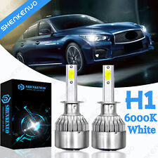 For INFINITI G37 2008 - 2013 - 2pcs H1 LED Headlight High Beam Bulbs 6000K White picture