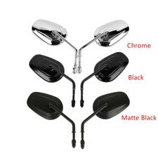 Pair 8mm Rearview Side Mirrors Fit For Harley Street Bob FXDB 2007-2017 2016 picture