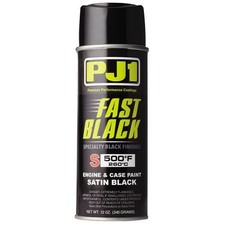 PJ1 16-SAT Fast Black Engine & Case Paint Satin Black 11oz Aerosol Spray picture