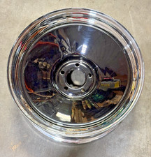 20x8 5x5 Chrome and Gloss Black Rat Rod Smoothie Single Blem Wheel picture