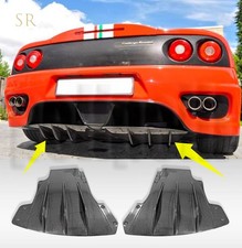 Dry Carbon Fiber  Rear Bumper Diffuser Spoiler Lip Fit For 2000-2008 Ferrari 360 picture