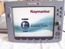 Raymarine E120 Classic Chartplotter & MFD Display; W/cover picture