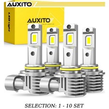 4-40 AUXITO 9005 9006 LED Headlight Bulb High Low Beam Combo 6500K White Lamp M6 picture