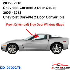 Fits 2005-2013 Chevrolet Corvette Driver Left Side Door Window Door Glass NEW picture