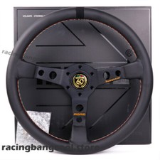 MOMO Style 60th Anniversary 350mm/14inch Mid-Deep Leather Sport Steering Wheel picture