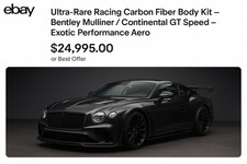 Bentley Ultra-Rare Racing Carbon Fiber Body Kit picture