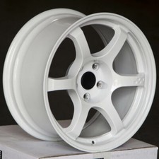 1 CIRCUIT CSF1 17x9 5x120 +20  GLOSS WHITE SPUN FORGED WHEEL DRIFT FITS E36 E46 picture