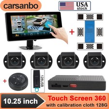360° Truck Camera System Top View with DVR and 10.25-inch Touchscreen Monitor picture
