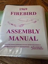 Factory Assembly Manual Repair Restore Book 1969 Pontiac Firebird Trans Am picture