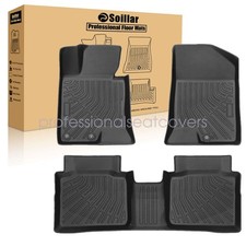 Fits 2011-2015 Hyundai Sonata Hybrid Limited TPE 3D Front & 2nd Floor Mats Liner picture