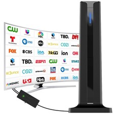 Digital TV Antenna for Smart Indoor,2026 with 3M 7.0 IN, black  picture