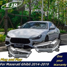 Lamp for Maserati Ghibli Headlight 2014-2019 Upgrade To 2023 Trofeo LED Style picture