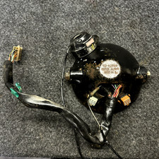 76-77 Kawasaki KE175 125 OEM HEADLIGHT CASING SHELL HOUSING MAIN WIRING HARNESS picture