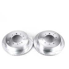 Power Stop for 13-21 Toyota Land Cruiser Rear Evolution Drilled & Slotted Rotors picture
