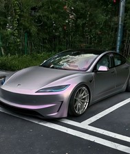 Tech Gray Purple For Tesla Model 3 2025 PreCut Paint Protection Film Wrap Change picture
