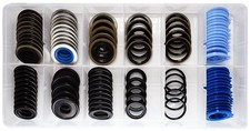 100Pcs Oil Drain Plug Gasket Assortment Kit - 12 Types for Easy Replacement picture