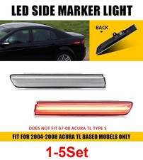 1-5Set Waterproof Side Marker Lights For 04-08 Acura TL Based Model Rear Fender picture