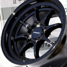 CIRCUIT PERFORMANCE CP40 15x8 4x100 +25 FULL GLOSS BLACK WHEELS (SET OF 4) picture
