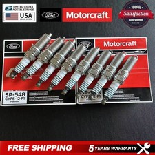 8PCS OEM Platinum Spark Plugs SP-548 CYFS12F1 For F150 5.0 V8 2.5L Mustang SP548 picture