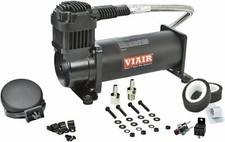 Viair 444C Black Air Compressor W/ FREE 200 PSI Pressure Switch & 40 AMP Relay picture