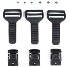 EVS RS9 Knee Brace Buckle Kit Black picture